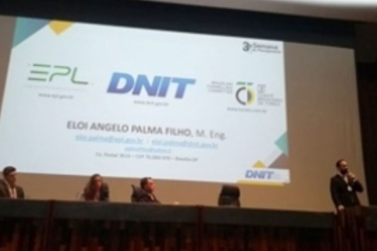 Diretor do CBT aborda os benefícios dos túneis na 3ª Semana de Planejamento do DNIT