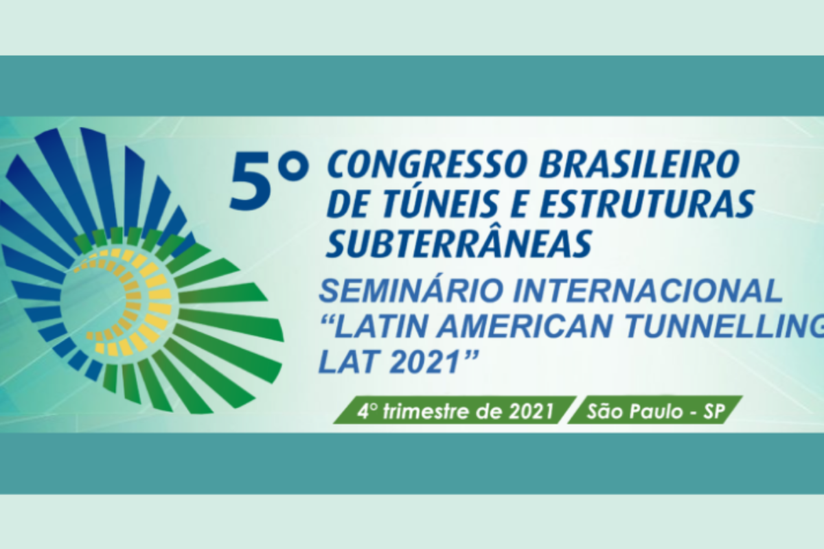 Site do 5º Congresso Brasileiro de Túneis está no ar. Conheça!