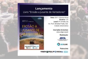 Lançamento do livro “Erosão a Jusante de Vertedores” acontecerá no dia 9/11