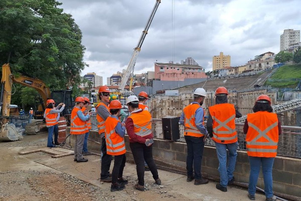 Young Members do CBT participam de visita técnica às obras da Linha 2 – Verde do Metrô de São Paulo