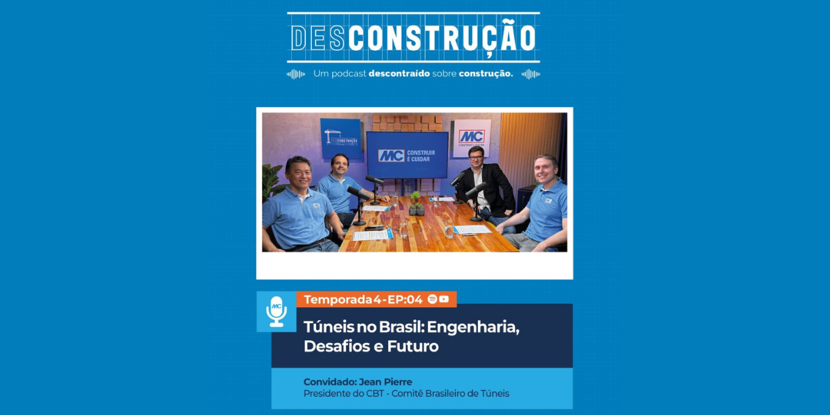 Jean Pierre Ciriades participa do podcast Desconstrução, da MC-Bauchemie. Assista