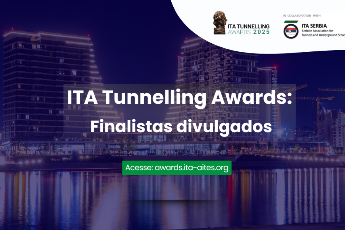 ITA Tunnelling Awards 2025: confira os finalistas anunciados