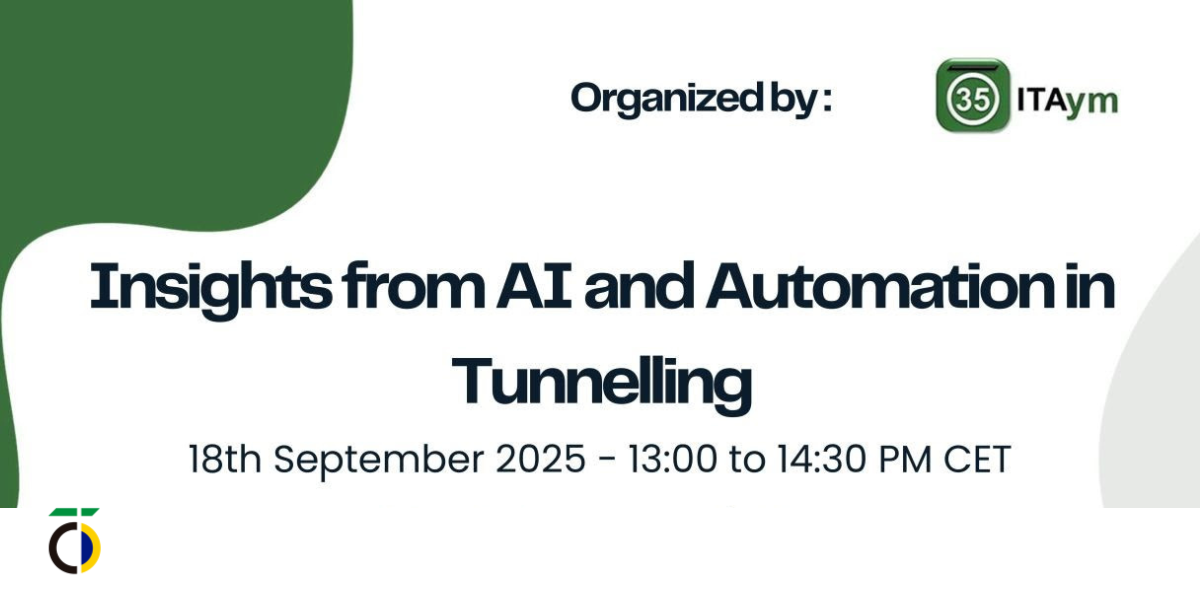 Webinar internacional discute Inteligência Artificial e automação em túneis
