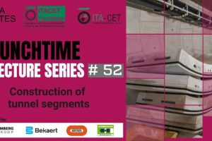 Lunchtime Lecture da ITA abordará construção de trechos de túneis em janeiro