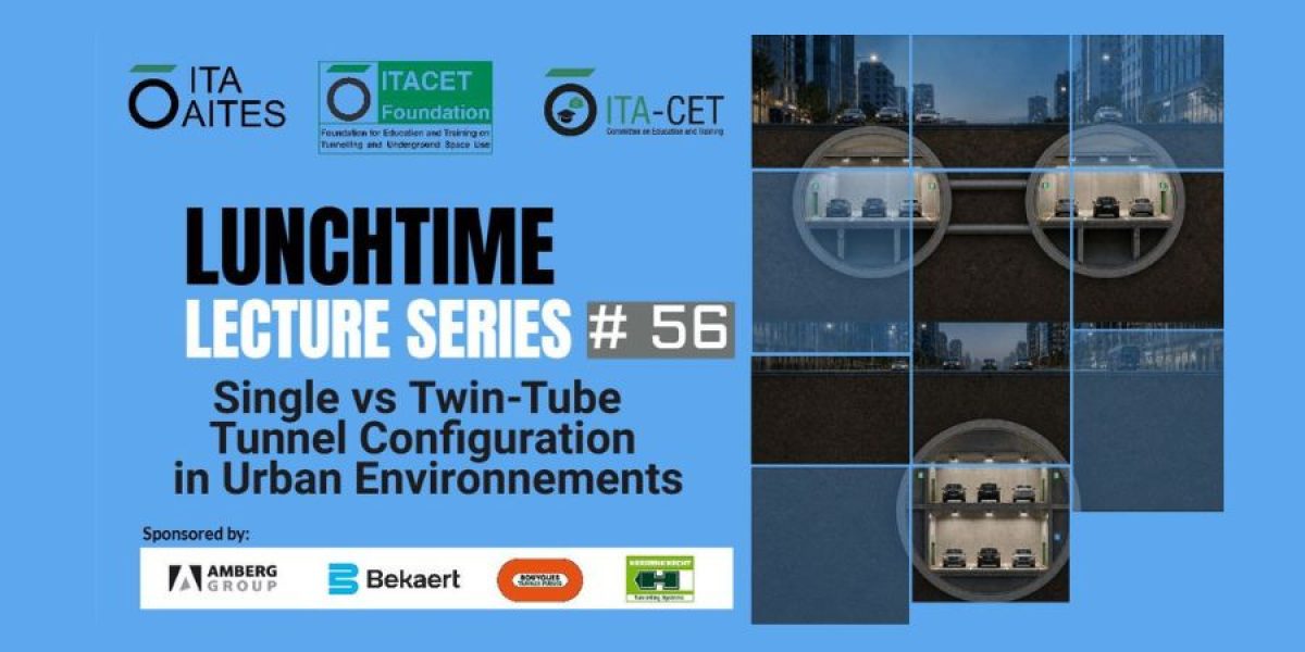 Lunchtime Lecture da ITACET discutirá configurações de túneis em ambientes urbanos