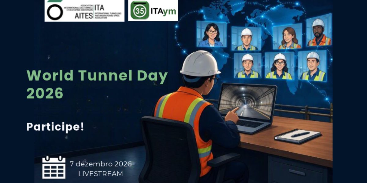 World Tunnel Day 2026: jovens tuneleiros de todo mundo se reúnem em live no dia 7 de dezembro